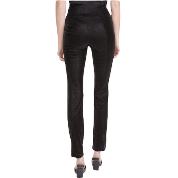 NEW Good American The Croc Exec Faux Leather Pants NWT - Picture 5 of 14